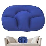 Genérico Weiches Kissen, ergonomische Memory-Foam-Kissen, vollständig umhüllende Designschlafzimmer-Essentials, Seitenschläfer-Wohnaccessoires