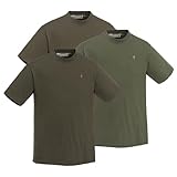 Pinewood Herren 3-Pack T-Shirt - T-Shirts fur Herren - EIN Set von 3 weichen und praktischen Männer T-Shirt mit Logo Stickerei auf der Brust - in großen Größen erhältlich