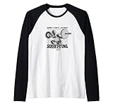 Herren Gymnastik-Hantel, Workout, Powerlifter, Kniebeugen Raglan