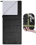 Schlafsack Sommerschlafsack: Sportneer 190×85cm Schlafsacke Sommer Tragbar Leicht Wasserdicht Sleeping Bag mit Kompressionssack für Camping, Backpacking, Wandern, Reisen