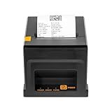 NetumScan POS-Quittungsdrucker, 80 mm, Thermodrucker, USB, 300 mm/s, mit automatischem Schnitt, Kassenschublade, USB-Schnittstelle, unterstützt Windows/Mac/Linux