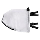 Hunde-Gesichtsabdeckung, Mundschutz, atmungsaktives Netzgewebe, leicht, verstellbare Träger, bequem, waschbar, vielseitig, tragbar, für kleine Haustiere, für Spaziergänge zu Hause, im Freien, 30 x 20