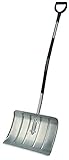 Freund Victoria Ergonomix Ergonomic (Schneeschieber Blattmaße 50x35 cm, Alu-Stiel ergonomisch mit D-Griff, Schaufelblatt mit Stahlkante, erhöhter Seitenrand, Stiellänge 125 cm) 97039, grau
