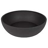 District 70 - Bamboo Hundenapf - Dunkelgrau - Large: 21 x 21 x 6, 3 cm (1.600 ml)