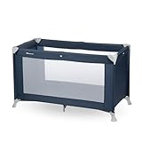 Bebeconfort Soft Dreams, Reisebett Baby, 0–3 Jahre (0–15 kg), leichtes Reisebettchen, Matratze aus Holzfasern & Schaumstoff (60 x 120 cm), Tragetasche, kompakt zusammenklappbar, Navy Blue