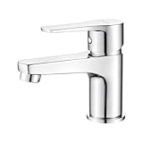 Ibergrif Wasserhahn Bad Chrom - Kompakte Einhebelmischer...