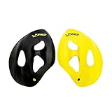 Finis Unisex-Adult Iso Swim Hand Paddles, Yellow/Black, S