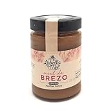 Roher Heidehonig aus Spanien - Premium Qualität - reines Naturprodukt - kaltgeschleudert - unfiltriert - herber Geschmack - leicht geleeartige Konsistenz, Größe:500 g, Geschmack:RAW Heidekraut