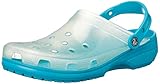 Crocs Unisex Men's and Women's Classic Translucent Clog Holzschuh, Digital Aqua, 33 EU