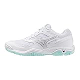Mizuno Wave Phantom 3 - Damen Handballschuh - White/Blue Tint - 4,5