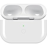 Kabelloses Ladecase Ersatz kompatibel mit Air Pods Pro 1 und Pro 2, Wireless Charging Case Replacement Original für Air Pod Pro mit Bluetooth-Pairing-Sync-Taste, 680mAh eingebauter Akku, Weiß