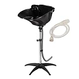 Biotiff Friseur Waschbecken Mobiles höhenverstellbar