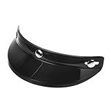 Alipis Sonnenhut mit Krempe Fahrradhelm herren Helm mit Visier -Cross Roller motorradhelm zubehör Motorradhelm Accessoire Motorrad Visier photochromes Motorradvisier Stk Black