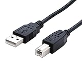 KTX7® USB Druckerkabel - USB Kabel für Drucker oder Scanner - USB Stecker Typ A zu USB Stecker Typ B (3m)