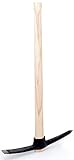 2,5kg Spitzhacke Pickel Kreuzhacke Hacke Flachhacke 2500g mit Holzstiel P-KA
