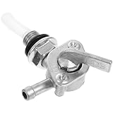 NUOBESTY Kraftstoffabsperrventil M10X125 für Generator und Kleinmotoren Kraftstoffhahn mit Gewinde Universeller Kraftstofftankschalter für Go Karts Atvs und Rasenmäher