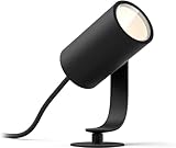 Philips Hue White & Color Ambiance Lily Gartenstrahler Single Spotlight Extension, Außenleuchte für den Garten, intelligente Außenbeleuchtung funktioniert mit Alexa, Google Assistant und Apple Home