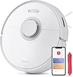 roborock Q7 Max Staubsauger, Roboter, 4200 Pa, 180 Minuten Akkulaufzeit, Roboter, selbstheilend, mit Lidar-Navigation, Kartografie, WiFi/APP/Alexa, Upgrade des S5 Max (weiß)