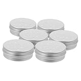 Homoyoyo 6Stücke Aluminium Dufttrainingsboxen für Vielseitige Verpackung für Kosmetik Hautpflege und Pharmazeutika Einzigartiges Hohlfadendesign Leicht