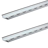 2er Pack, DIN-Tragschiene Hutschiene TS35, 1m