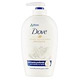 Dove, Flüssige Handseife, feuchtigkeitsspendende Handseife, tiefenpflegend, entfernt effektiv Schmutz und Bakterien, mit +5 feuchtigkeitsspendenden Wirkstoffen, Formel 99% biologisch abbaubar, 250 ml