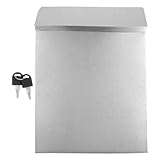 ELAYARD Eisen Briefkasten mit Schloss Wandmontage Rustikaler Vorschlagskasten für Sichere Aufbewahrung von Post und Feedback im Außenbereich im Amerikanischen Landhausstil