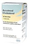 ACCUTREND Cholesterol Teststreifen 25 St