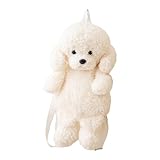 Generisch Hundefigur Umhängetasche | Weiche Kuscheltier Schultertasche - Hunde Rucksack Für Mädchen Schule Reise Kinder Niedliche Umhängetasche