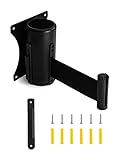 QWORK® Einziehbar Absperrband, sicheres Bremssystem und...