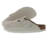 Birkenstock Damen Boston Soft Footbed Clogs, antik-weiß, 38 EU