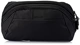 Pacsafe Metrosafe LS120 Anti-Diebstahl Nylon Hipbag, Hüfttasche für Damen und Herren, Tasche mit Diebstahlschutz, Umhängetasche mit Sicherheits-Features, 2 L, Schwarz/Black