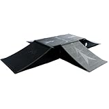 Best Sporting Rampen-Set für Skateboard/BMX-Rad/Skater & RC Cars I 4+1-teilige Skater Rampe für Flexible Aufbaumöglichkeiten I stabile Skateboard Rampe I hochwertige Scooter Rampe, 156 x 126 x 16 cm