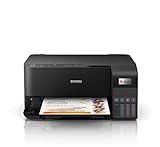 Epson EcoTank ET-2830 nachfüllbares 3-in-1 Tintenstrahl Multifunktionsgerät (Kopierer, Scanner, Drucker, DIN A4, WiFi, USB 2.0), großer Tintentank, hohe Reichweite, niedrige Seitenkosten, schwarz