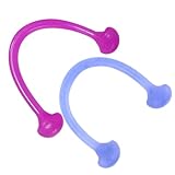 Alipis 2 Stück Yoga Spannbänder aus Silikon Elastische Fitness Widerstandsbänder für Krafttraining Leicht und Tragbar Trainingsbänder für Männer Frauen Bunt Zufällige Zufällige Farbe