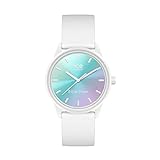 Ice-Watch - ICE solar power Lilac turquoise sunset - Weiße Damenuhr mit Silikonarmband - 020649 (Small)