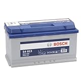 Bosch S4 013 Autobatterie 95 Ah - 800 A - 12 V, Blei-Säure-Batterie für Fahrzeuge ohne Start-Stopp-Automatik - Polarität: links - rechts +, 354 x 175 x 190 mm