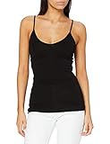 VERO MODA Damen Top VMMAXI My Soft V Singlet NOOS, Gr. 40 (Herstellergröße: L), Schwarz