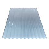 KAISER plastic® Wellplatte Sinus | Xtra Strong (PC) | Glatt und klar | 0,8mm Stärke | Welle 76/18 | 90 x 117 cm | 1 Stück | Made in Germany