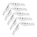 Youning Nasensteg-Pads Nasenrücken Anti-Beschlag-Silikon-Nasenbrücke, Nasen-Stützklammer,Zubehör zur Verhinderung des Beschlagens von Brillen, Anti-Extrusions-Innenstützrahmen (5PCS-D)