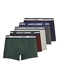 JACK&JONES Boxershorts 5er-Pack Basic Trunks Kurze...