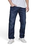 JACK & JONES Jeans Herren Stretch lang Straight Fit JJICLARK Jeanshose Hose Denim, Länge:32L, Farbe:Black/Blue (CB 146), Weite:34W