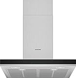 Siemens LC67BHM50 iQ300 Dunstabzugshaube/Wandhaube / 60 cm / LED-Beleuchtung / touchControl / Metall-Fettfilter / Edelstahl