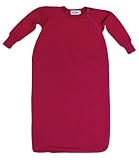 Reiff Kid's 301703 Merino-Seide Frottee Baby-Schlafsack mit Arm, TOG 1.0, Bio-Wolle-Seide (Beere, 116)