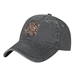 XZDDG Modische Unisex-Baseballkappe mit Kieselsteinen im Strand, atmungsaktiv, Baumwolle, Denim, für Outdoor-Reisen, Sport, Deep Heather, Einheitsgröße