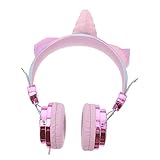 jojofuny Kopfhörer dartscheibe Kinder mitgebsel Kinder Rhinestone pausenspiele hürden Kinder Unicorn Microphones microfone blitzeblank Sauf Spiele Presents verdrahtet Pailletten Reisen Abs