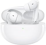 OPPO Enco Free2 kabellose Kopfhörer, bis zu 30 Stunden Laufzeit, Kopfhörer: 41 mAh, Lade-Case: 480 mAh, 42 dB aktive Geräuschunterdrückung (ANC), Bluetooth 5.2, Sound-Equalizer, USB Typ-C, weiß