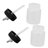 Homoyoyo 2 Stück Airbrush-farbflaschen Container Herr Airbrush-Glas Airbrushen Zubehör Für Airbrush-malerei Airbrush-farbbehälter Luft Sprühen Airbrush-Becher Plastik Wiederverwendbar