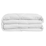 Lightweight Comfort/Down Alternative Quilted Quilt Microfiber All Season Blanket Soft (Color : White Size : 150x200cm) (White 200x230cm)