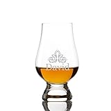 polar-effekt Whisky Nosing Glas mit Gravur - Geburtstagsgeschenk für Männer - The Glencairn Glass 190ml - personalisierte Whiskey Geschenke - Tasting Glas für Rum, Scotch und Whisky