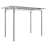 vidaXL Pavillon Stahl 215cm Gartenpavillon Überdachung...
